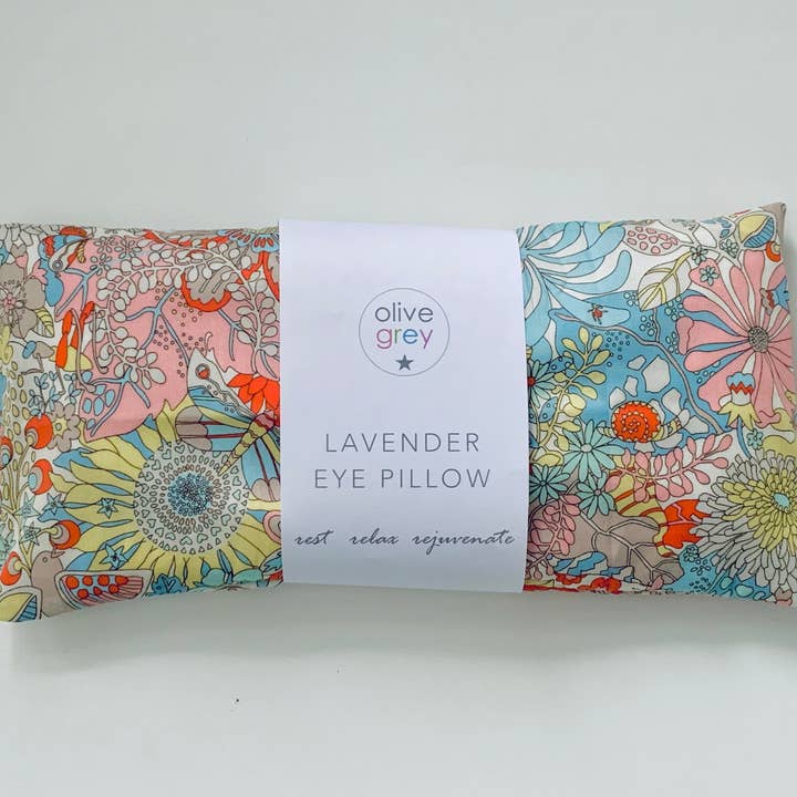 Liberty of London Lila Oogkussen met Bloemenmotief voor wholesale door Sharon Mccoy Designs