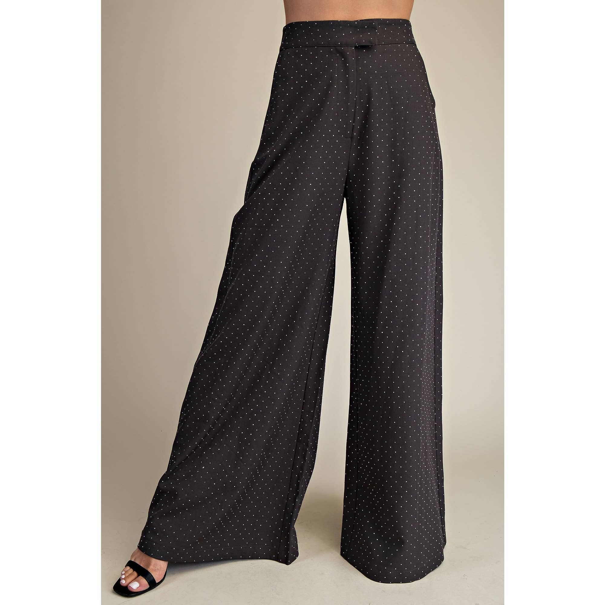 STYLE USA – Engroshandel Bukser - Dame – NYE Højtaljede Vide Bukser5