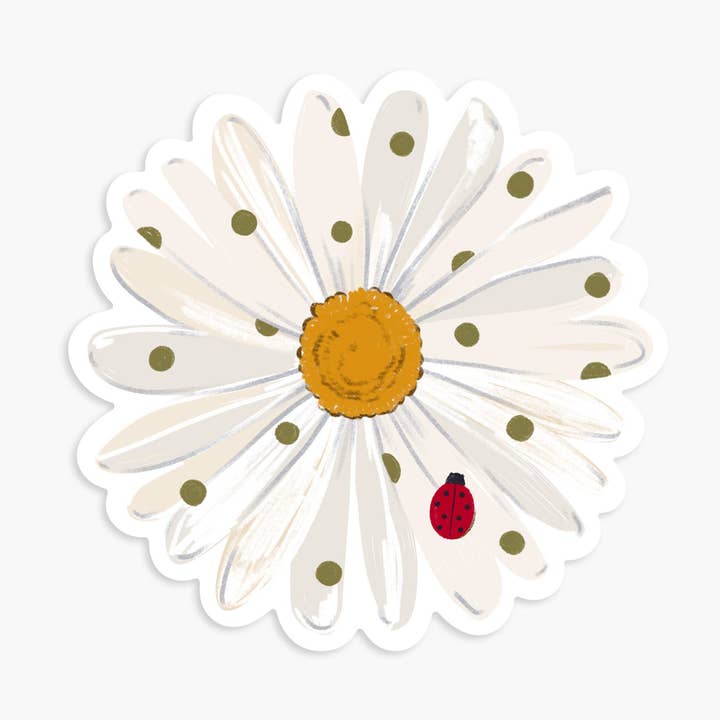 Daisy - Adesivo in vinile per la vendita all'ingrosso da parte di Day One Paper Co.