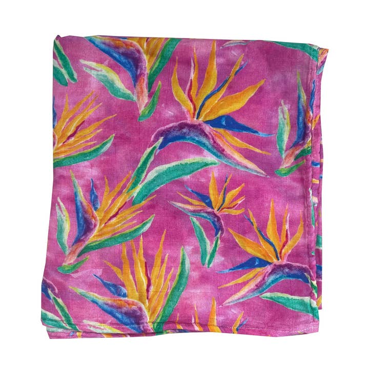 Paradisfågeln Muslin Swaddle för wholesale av Florida Kid Co.