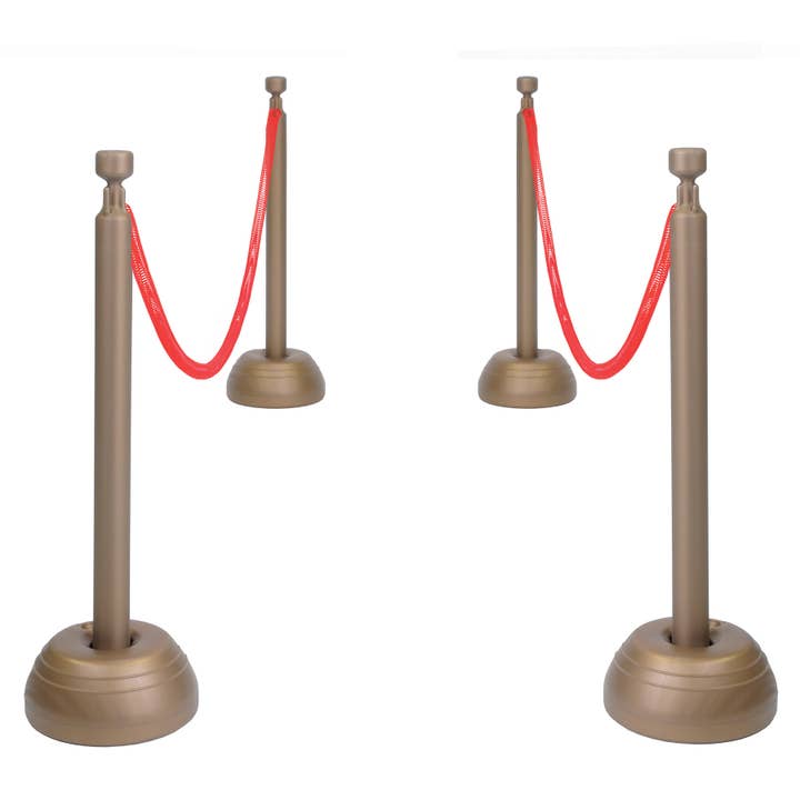 Beistle - Wholesale Decorative Tabletop Object - Red Rope Stanchion Set