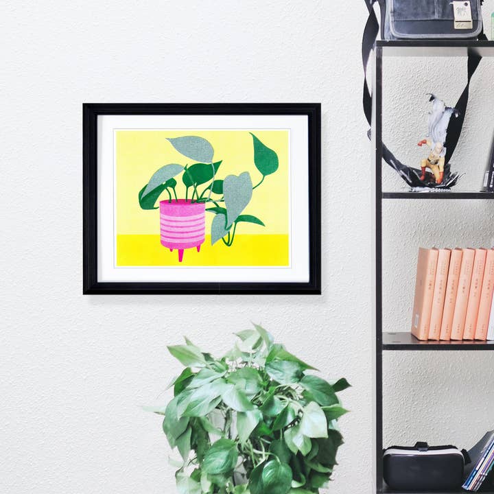 Pathos In Color | Risograph Print 8x10 for wholesale by And Studio