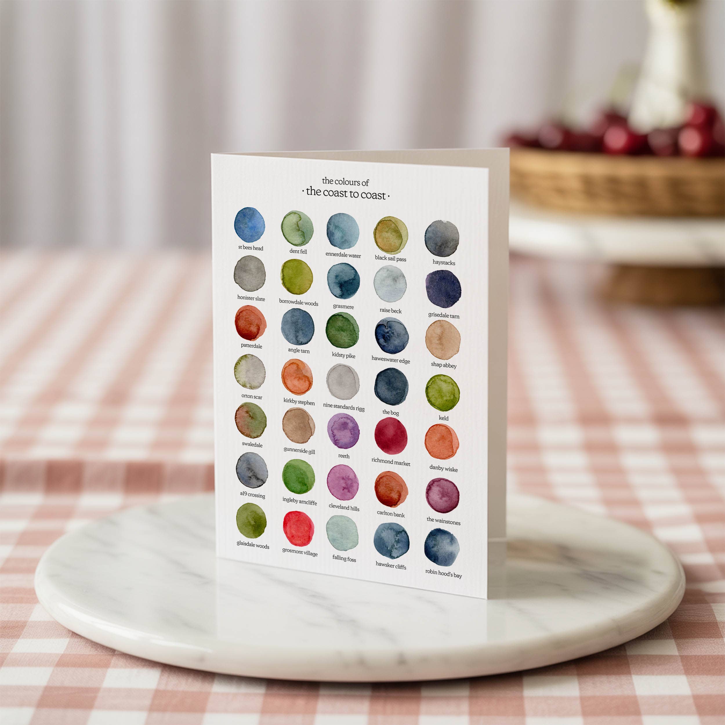 By Tilly – wholesale Everyday greeting card – The Colours of the Coast to Coast Greetings Card1