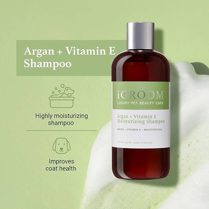 iGroom - Wholesale Pet Shampoo - Dog - Argan + Vitamin E Moisturizing Shampoo 16oz1