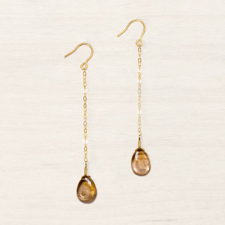 Citrine Drop Earrings for wholesale by Kindness Gems