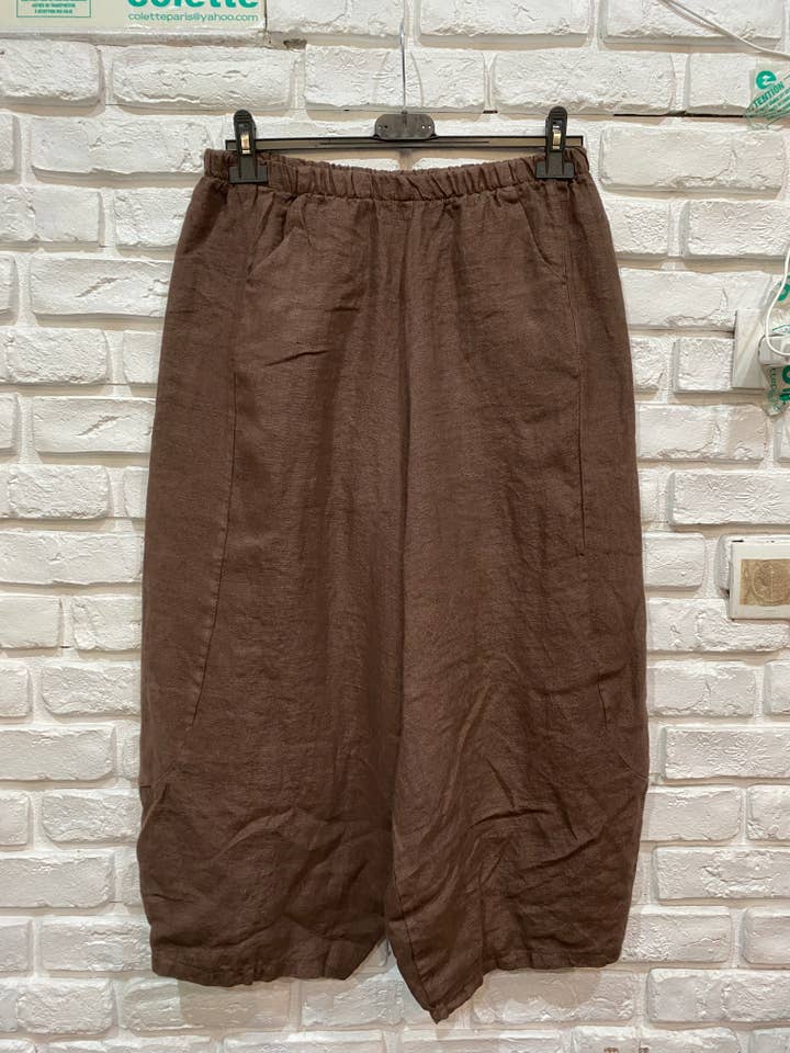 la maison des fibres naturelles - Wholesale Pants – Women's - linen pants 669057 100% LINEN45