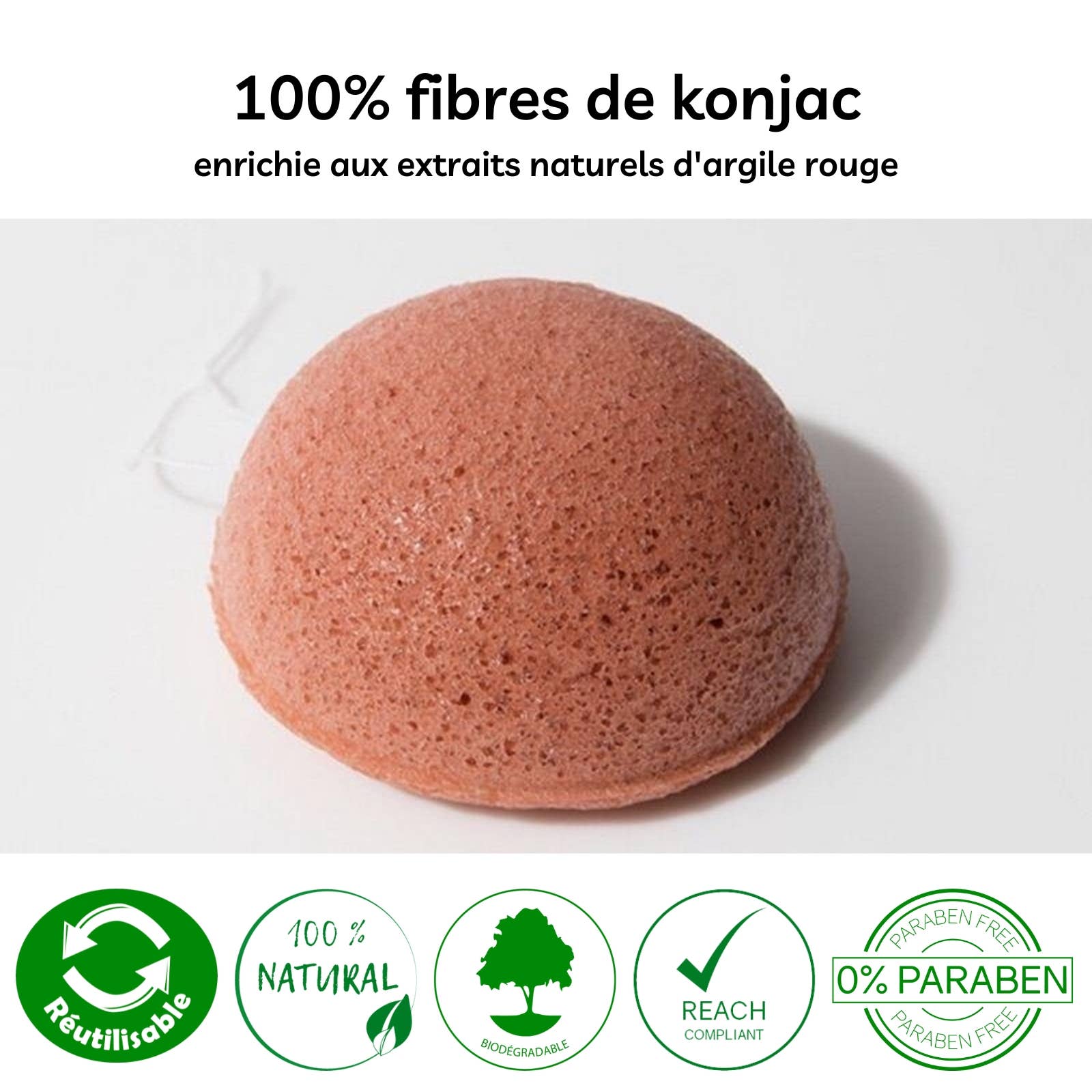 Zen'Arôme - Wholesale Facial Cleanser - Konjac Sponge for the Face - 100% Natural - In Box7