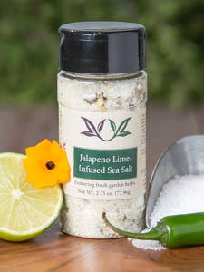 Jalapeño Lime Infused Sea Salt for wholesale by My Sage Gourmet
