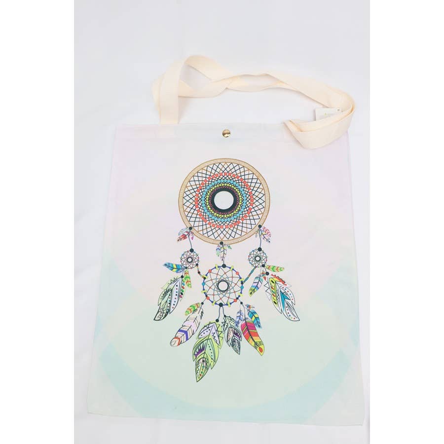 Love and Repeat - Wholesale Tote Bag - Women's - Dream Catcher Print Tote Bag10