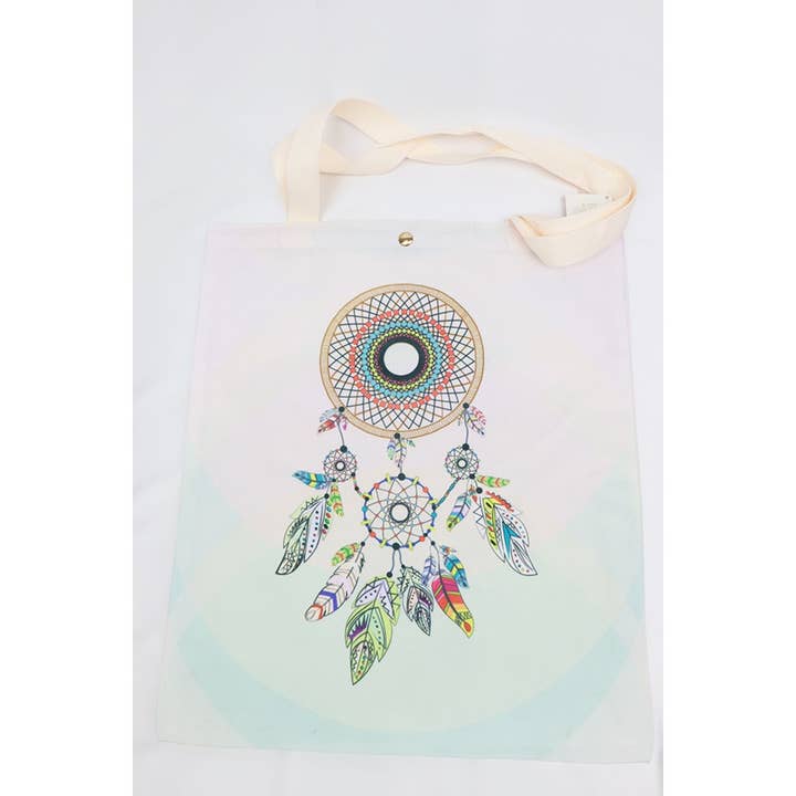 Love and Repeat - Wholesale Tote Bag - Women's - Dream Catcher Print Tote Bag10