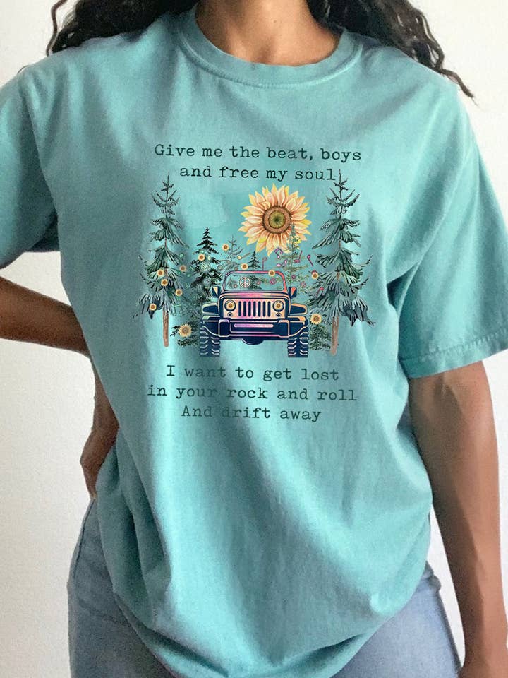 GIV MIG RYTMEN, DRENGE OG BEFRI MIN SJÆL, JEEP, SKOV BEKLÆDNINGSGENSTAND for engroshandel hos COLORBEAR