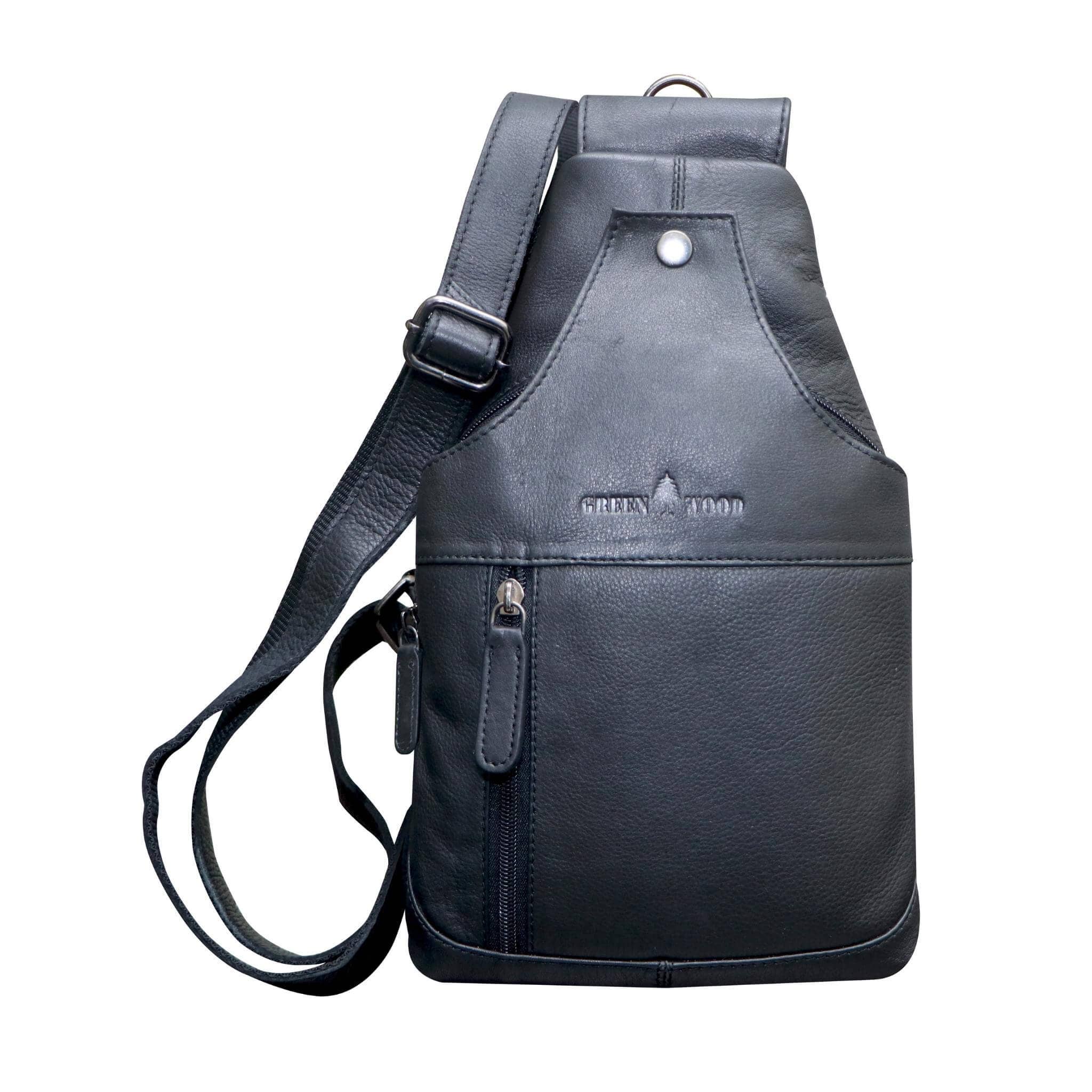 Greenwood - Wholesale Crossbody Bag - Unisex - Tom chest bag men's leather sling bag women shoulder bag24