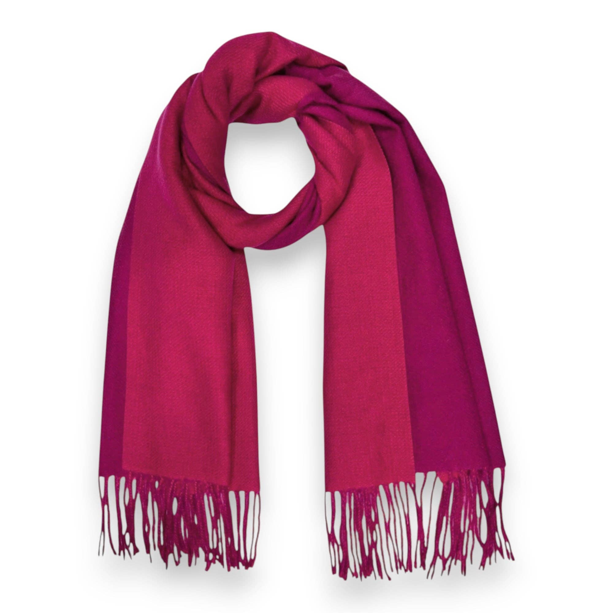 Lili Scarves (US Duty Free) - Wholesale Sjaal - Dames - Premium tweekleurige winter sjaal van kasjmiermix12