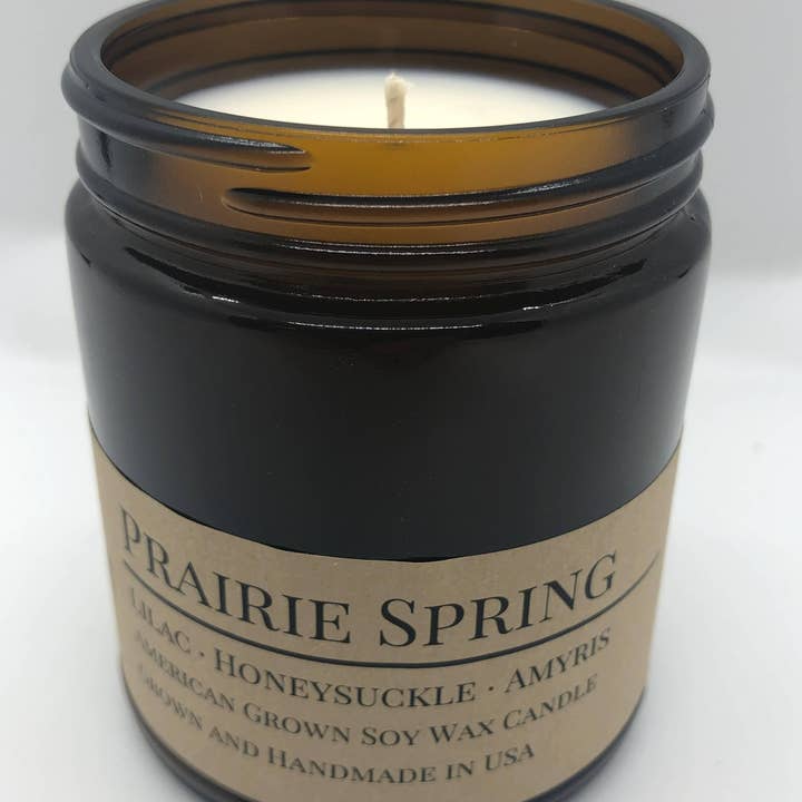 VIAI Beauty - Wholesale Jar/Filled Candle - Scented Soy Wax Candle (8.0 oz) 50-60 Hour Burn Time, Cotton Wick, Amber Glass Jar, Grown and Made in USA -6