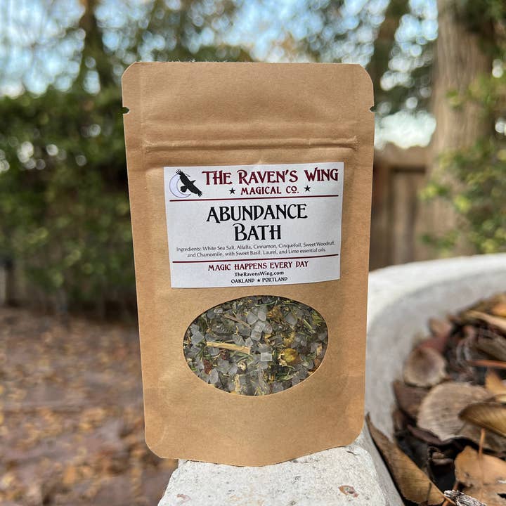 Abundance Bath for wholesale by The Raven's Wing Magical Co-op