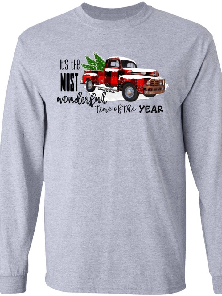 T-shirt à manches longues « C'est la période la plus merveilleuse de l'année » pour la vente par Runnin' R Ranch