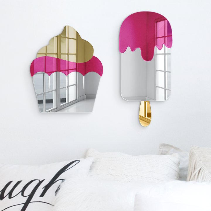 4ArtWorks - Wholesale Wall Mirror - Cupcake | Acrylic Art | Mirrored Wall Decor4