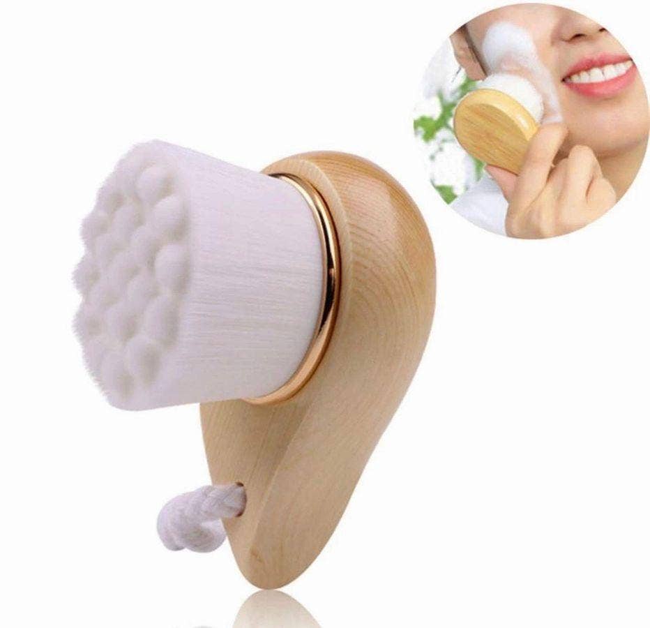 BeNat - Wholesale Facial Cleanser - Facial Brush Bamboo Handle6