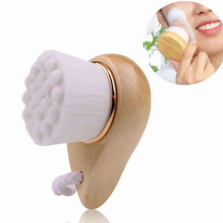 BeNat - Wholesale Facial Cleanser - Facial Brush Bamboo Handle6