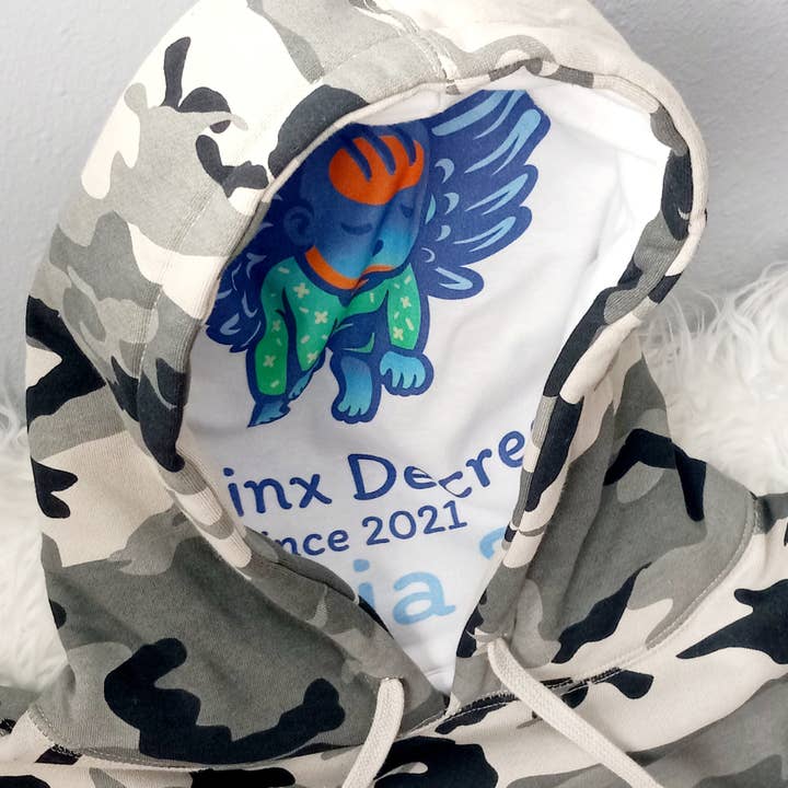 Camouflage Neige Euphoria Skies - Sweat à capuche Jungle Fantomatique 👻 en vente sur Faire