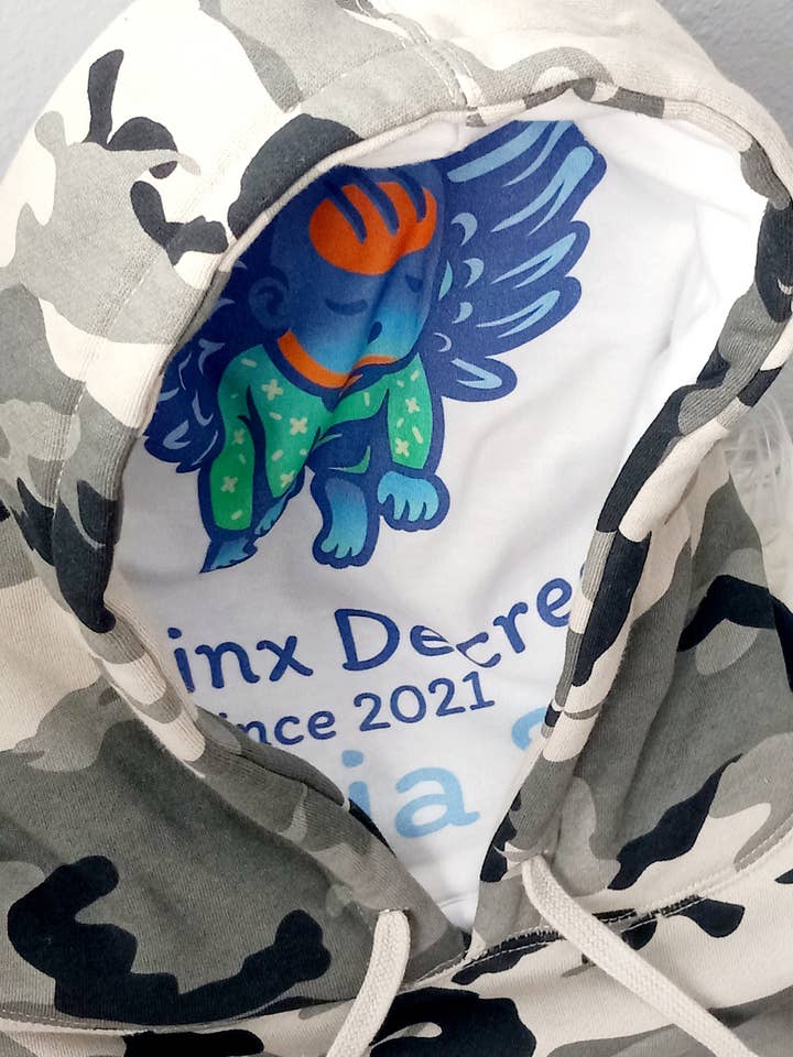 Euphoria Skies - Ghostly 👻 Jungle Hoodie for wholesale by Sphinx Decree Wardrobe