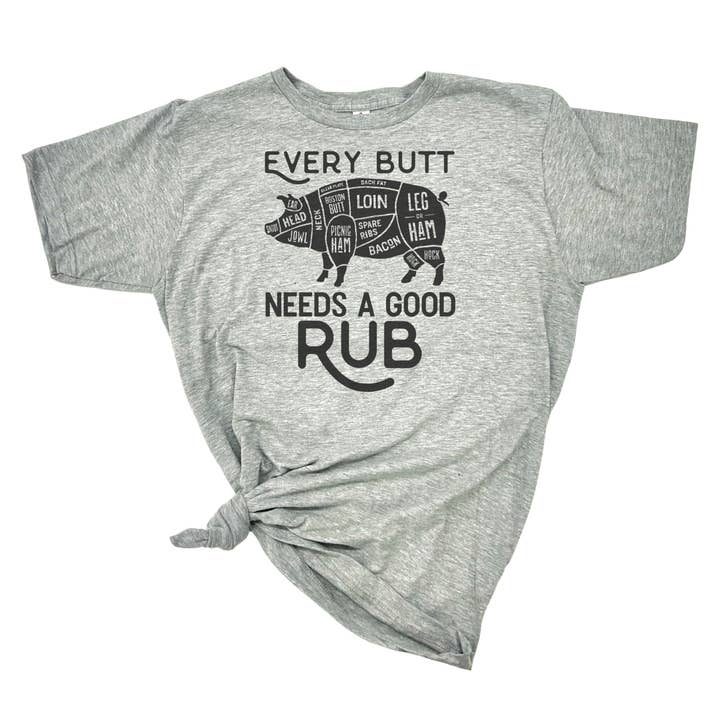 dkhandmade - Wholesale Screen Printed T-Shirt - Men's - EVERY BUTT NEEDS A GOOD RUB T-SHIRT2