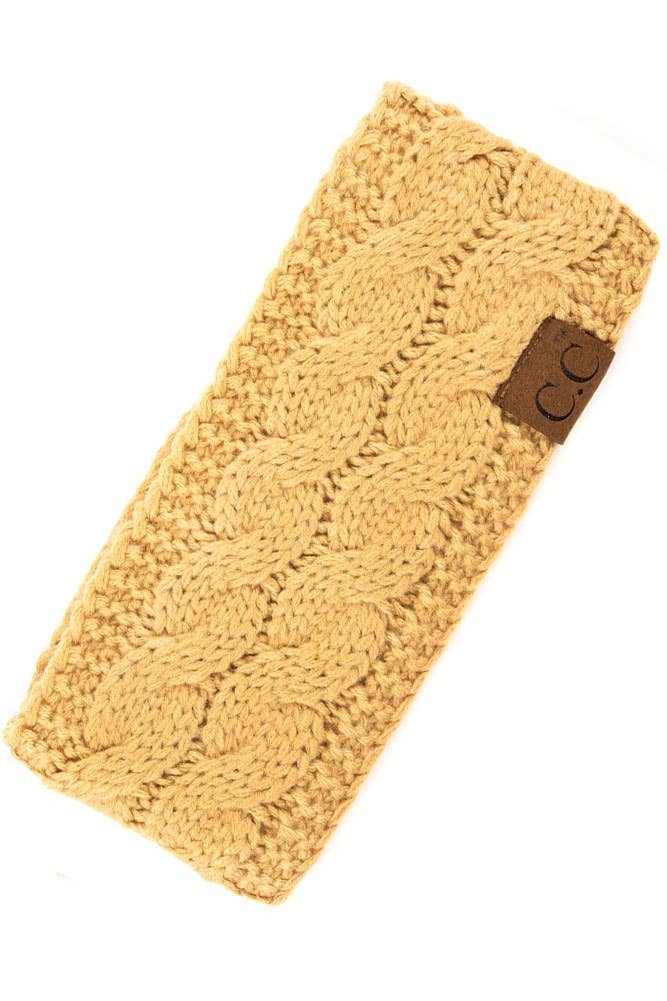 Hana - Wholesale Fashion Headband - Women's - C.C Cable Knit Solid Headband4