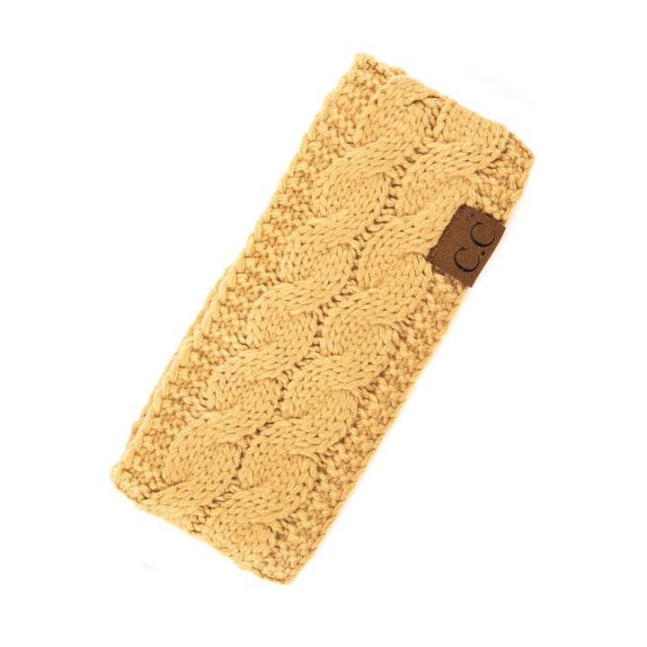 Hana - Wholesale Fashion Headband - Women's - C.C Cable Knit Solid Headband4