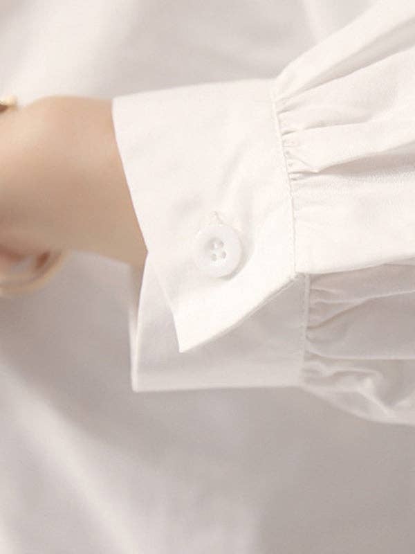 VividLux - Venta al por mayor Blusa - Mujer - Blusa Urban de color liso con cuello alto10