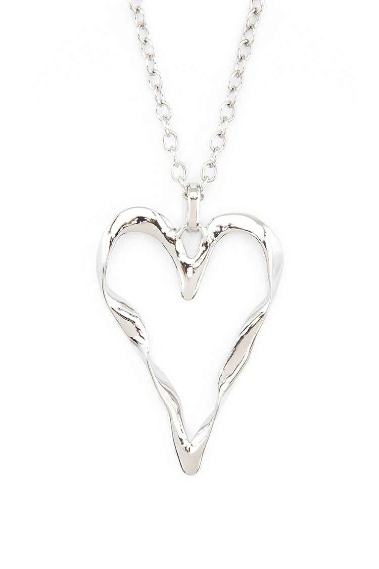 LA Jewelry Plaza - Wholesale Jewelry Set - Open Heart Pendant Necklace Set1