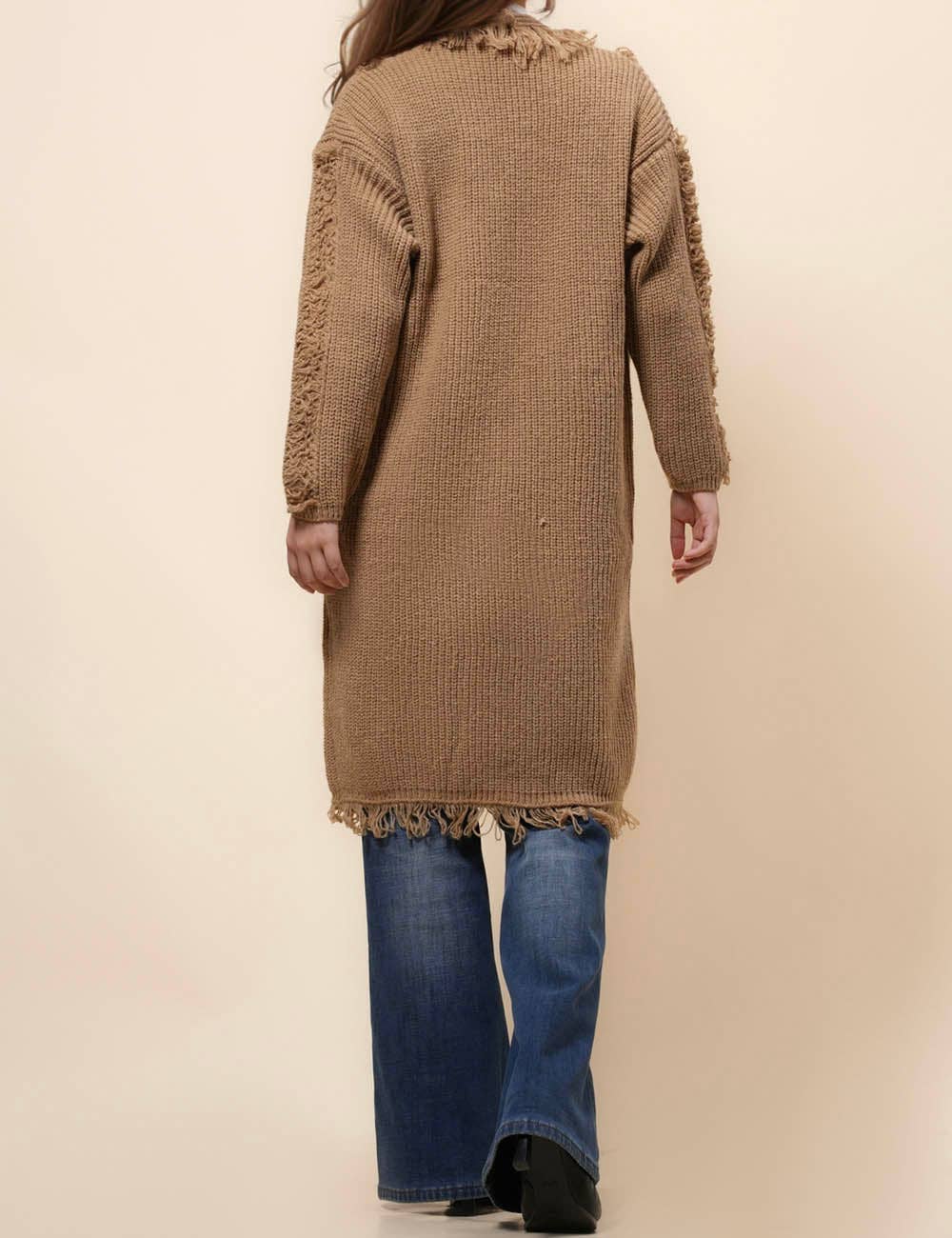 Sweetkama – wholesale Cardigan – Women’s – Ladies Solid Color Tassels Open Front Cardigan SKT410886