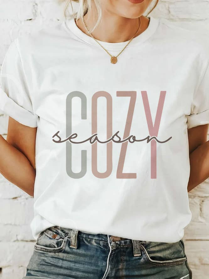 UNISEX T-shirt met ronde hals voor het gezellige seizoen voor wholesale door Top Avenue