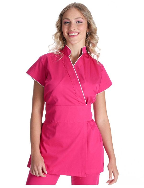 West Rose abbigliamento professionale - Wholesale Kimono - Women's - JASMINE FUCHSIA WORK KIMONO6