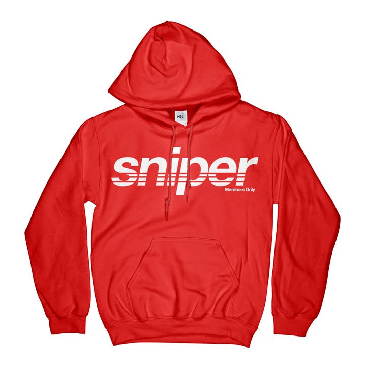 Red Sniper Members Only (Hoodie Red) for wholesale on Faire