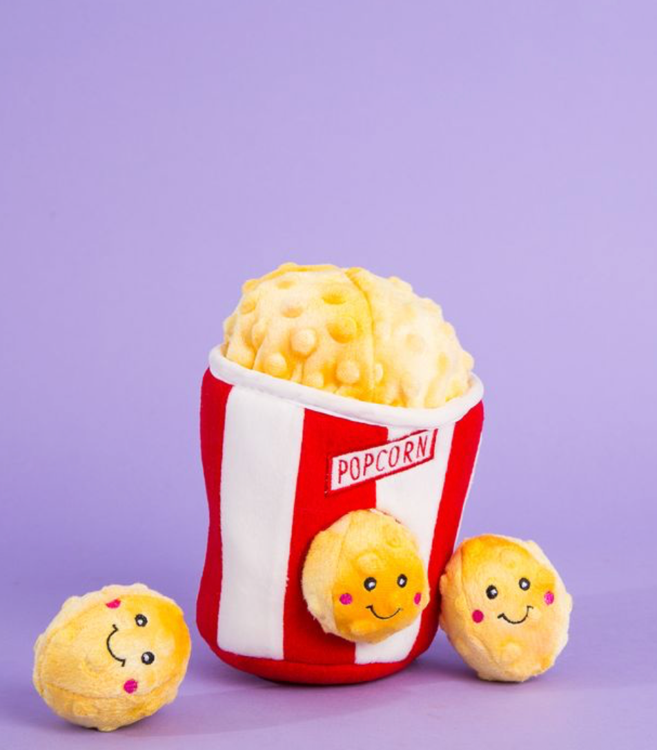 ZippyPaws – wholesale Pet plush toy – Dog – Zippy Burrow - Popcorn Bucket - Dog Toy5