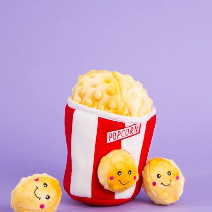 ZippyPaws – wholesale Pet plush toy – Dog – Zippy Burrow - Popcorn Bucket - Dog Toy5