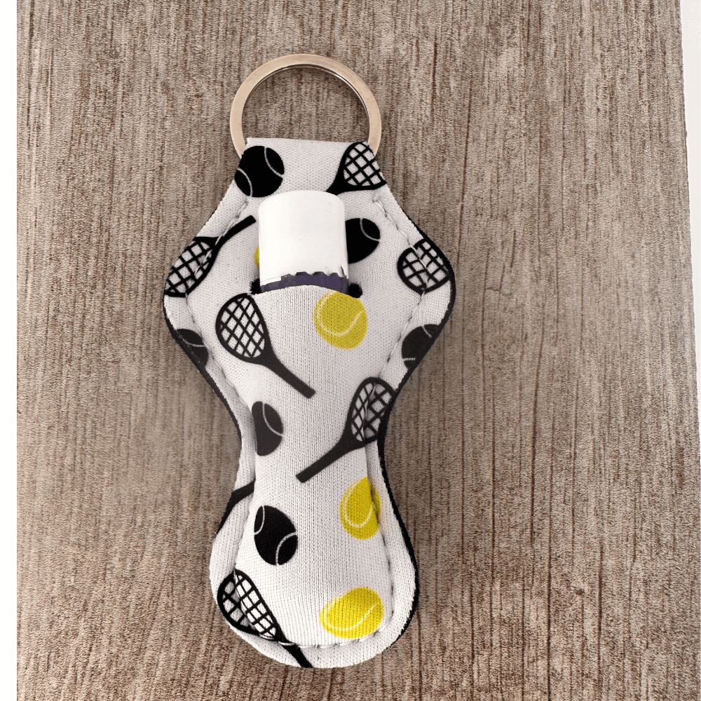 Sportybella - Wholesale Keychain - Women's - Tennis Chapstick Holder Keychain1