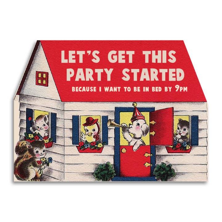 Bad Betty Greeting Co. - Wholesale Birthday Card - Let's Get This Party Started - Funny Birthday Card