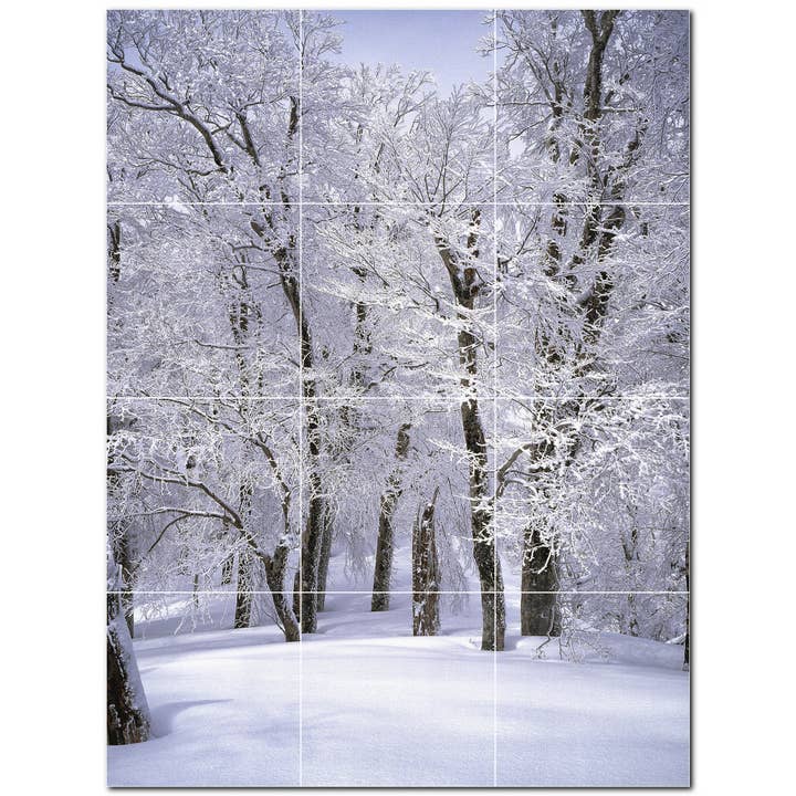 Winter-Keramikfliese Keramikfliesen-Wandbild PT501225 für den Großhandel von Picture-Tiles.com