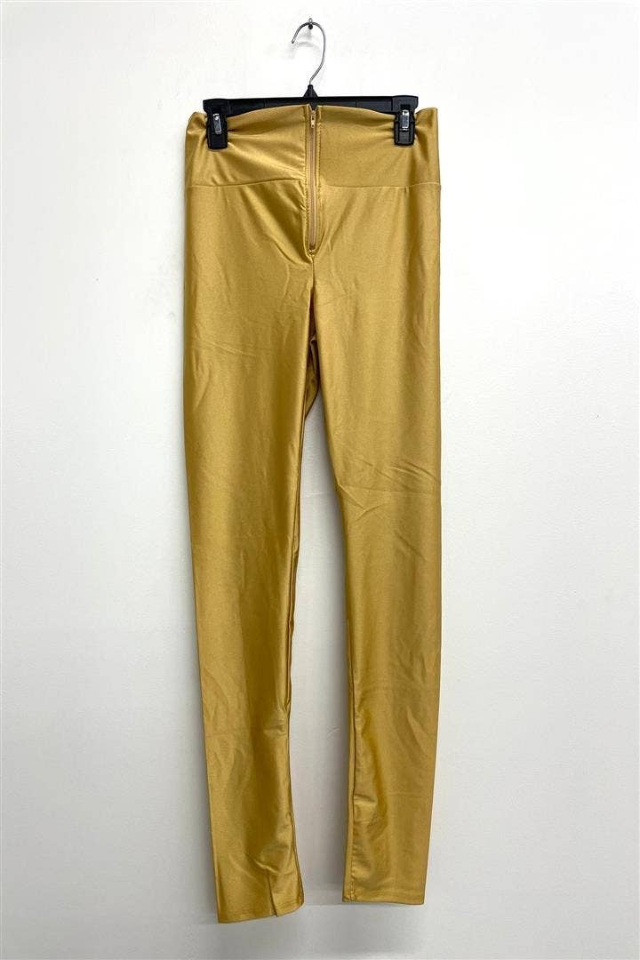 Uptown Apparel - Wholesale Fashion Leggings - Women's - B10484 High Waist Zipper Leggings Dark Colors10