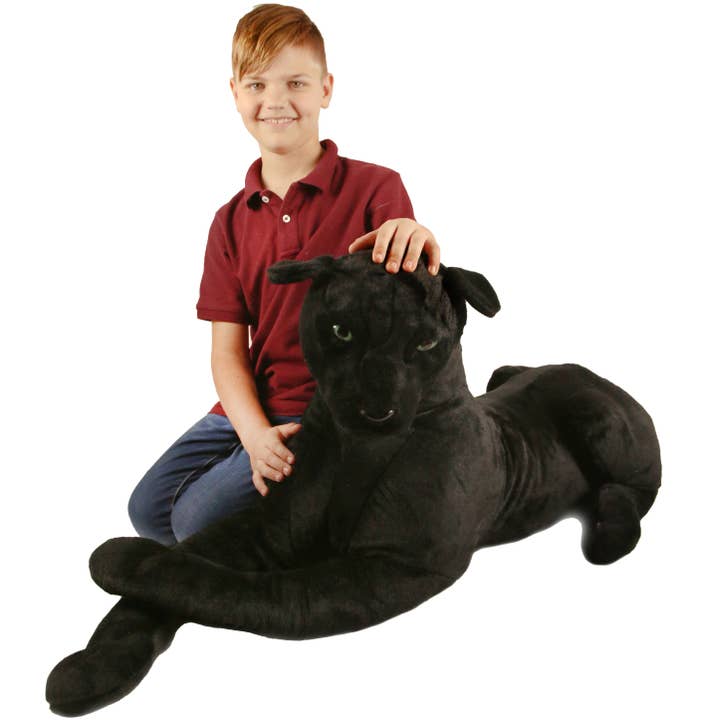 VIAHART Toy Co. - Wholesale Stuffed/Plush Toy - Kids & Baby - Pana The Black Panther | 42 Inch Stuffed Animal Plush