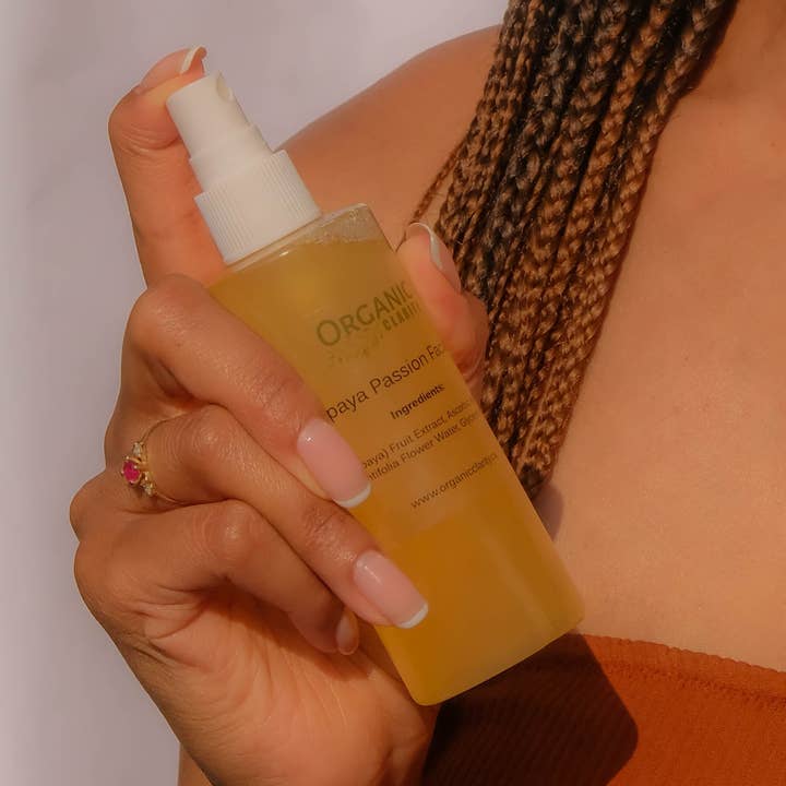 Papaya Passion Gezichtsmist voor wholesale door Organic Clarity