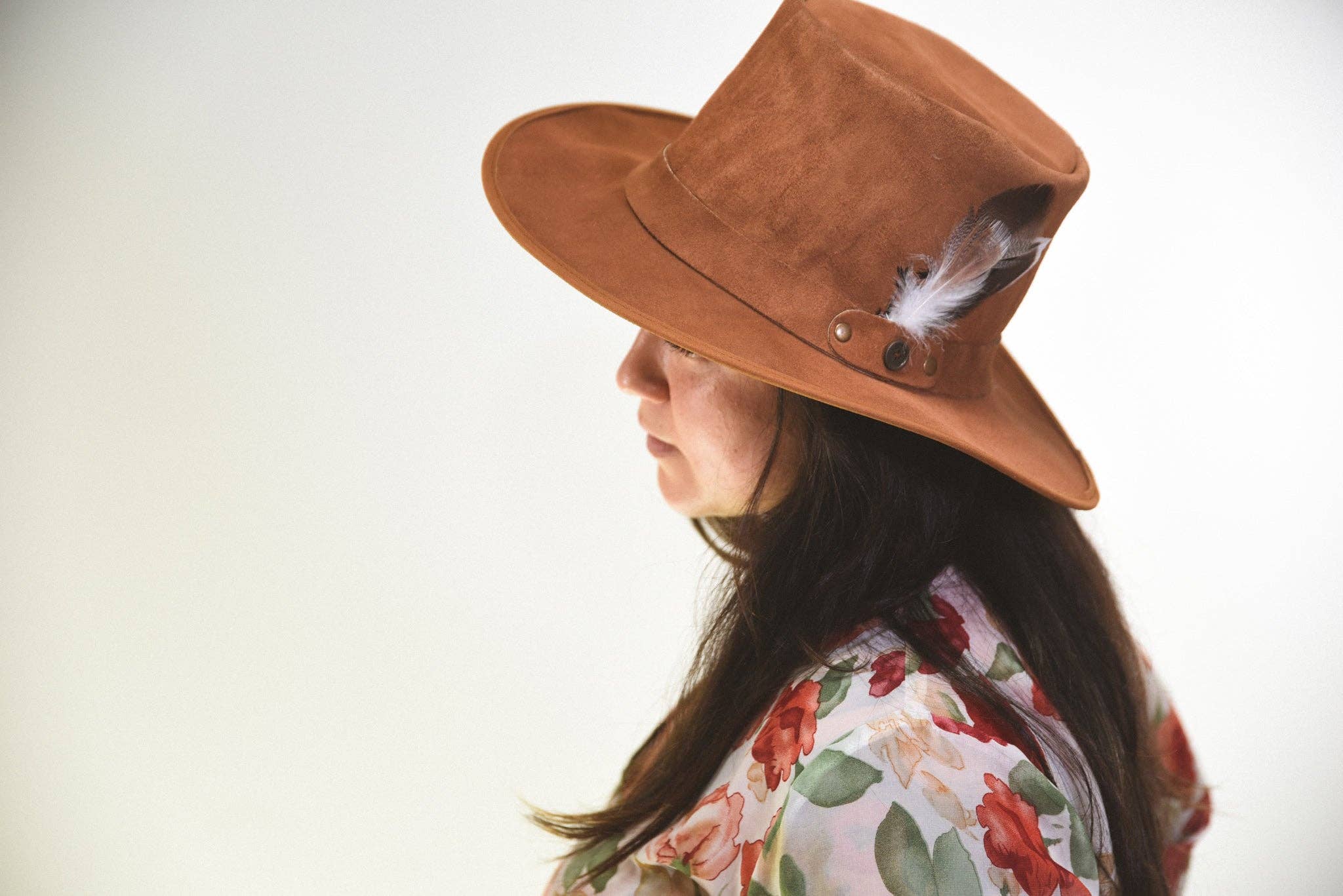 Fallen Broken Street - Wholesale Fedora - Women's - The Lennon Leather Hat – Suede3