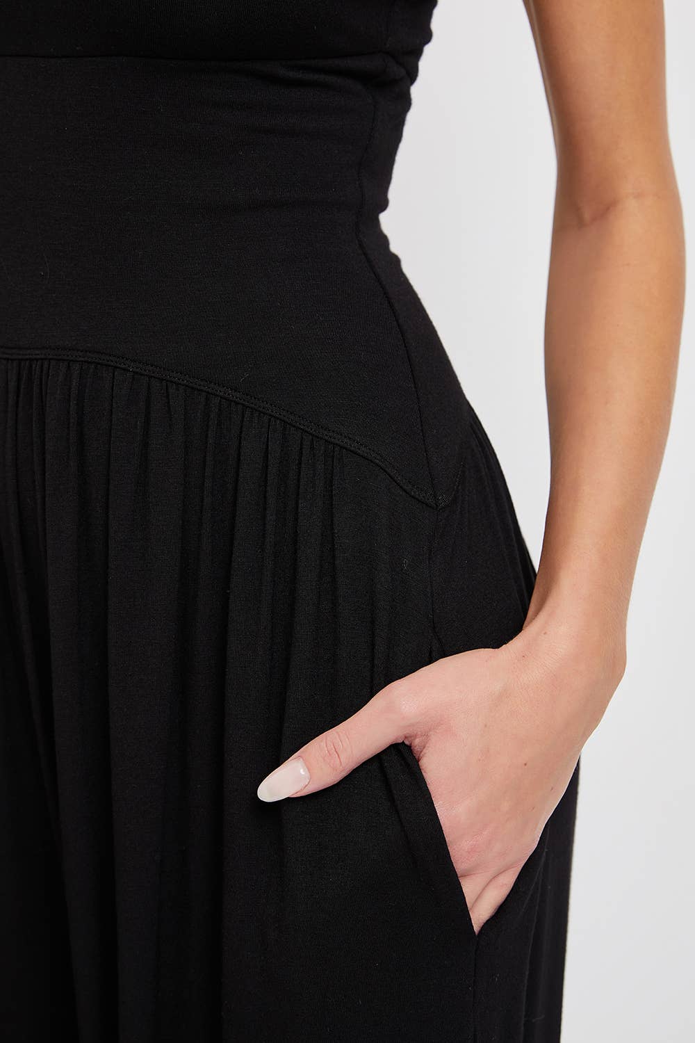 Sweet Lovely by Jen - Wholesale Jumpsuit - Women's - TUBE JERSEY DROP-WAIST ONE-PIECE  JUMPSUIT23