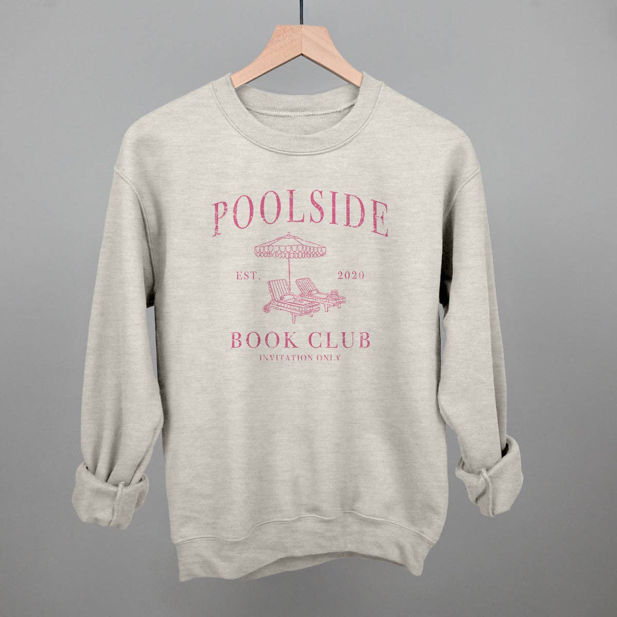 Ivy + Cloth - Vente T-shirt sérigraphié – femme - Club de lecture au bord de la piscine8