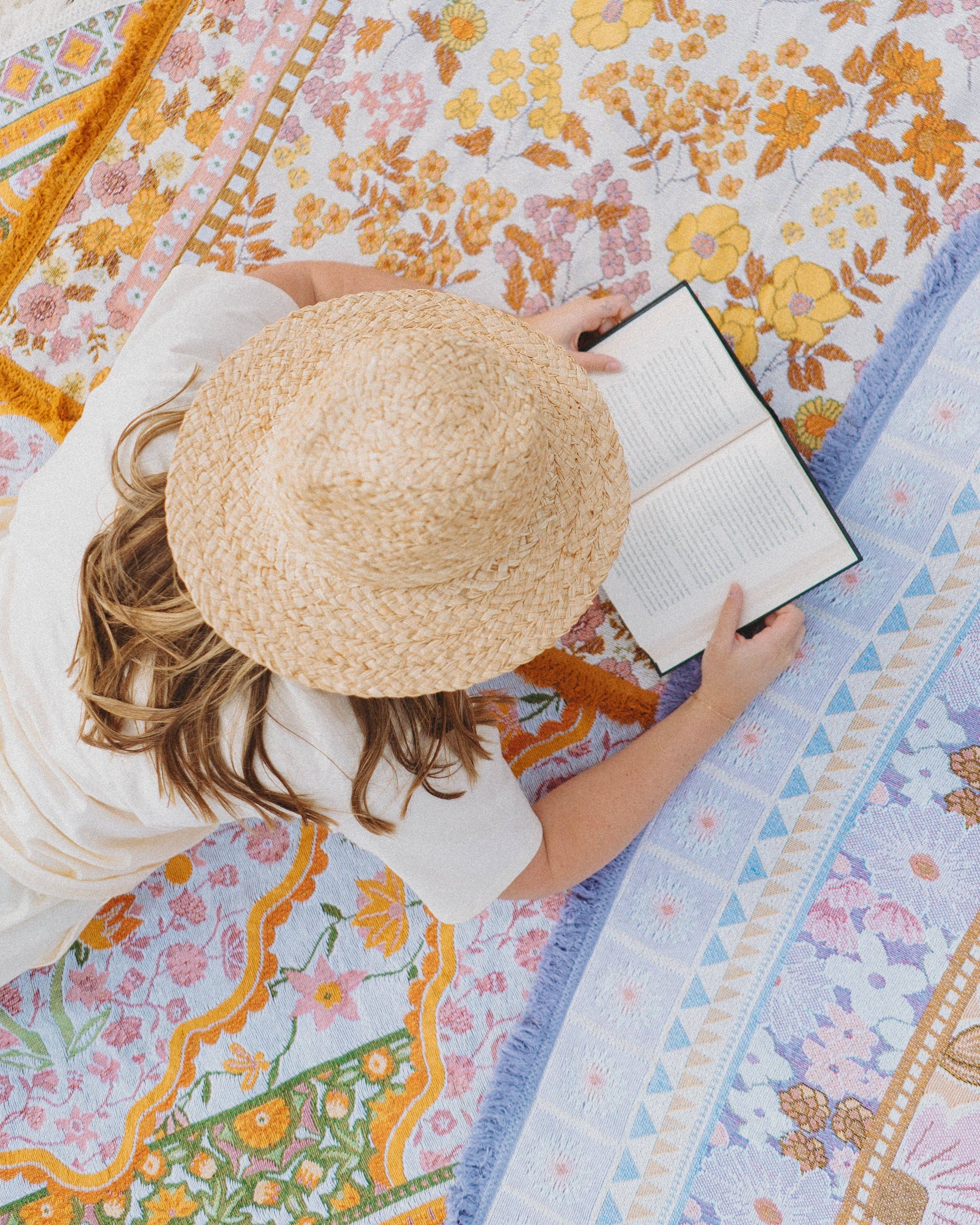 Sunni Scenes - Wholesale Area Rug - Poppy - Picnic Beach Throw Rug - XL7