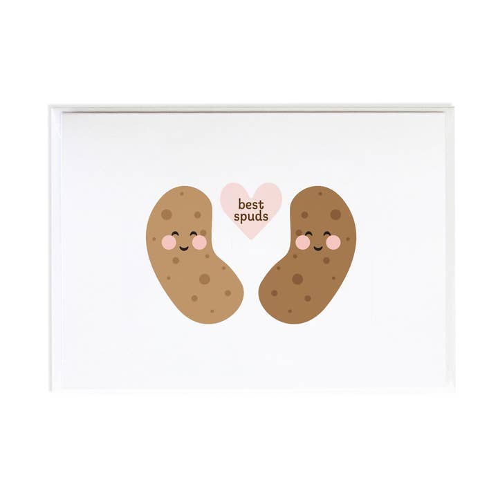 Anne Green Design - Wholesale Friendship Card - Best Spuds Potatoes Friendship Card