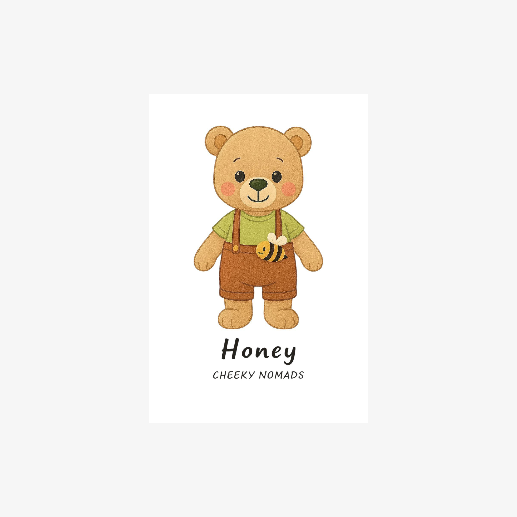 Cheeky Nomads - Wholesale Knuffels - Kinderen en baby - handgemaakte organische gehaakte pop Honey, Amigurumi speelgoed5