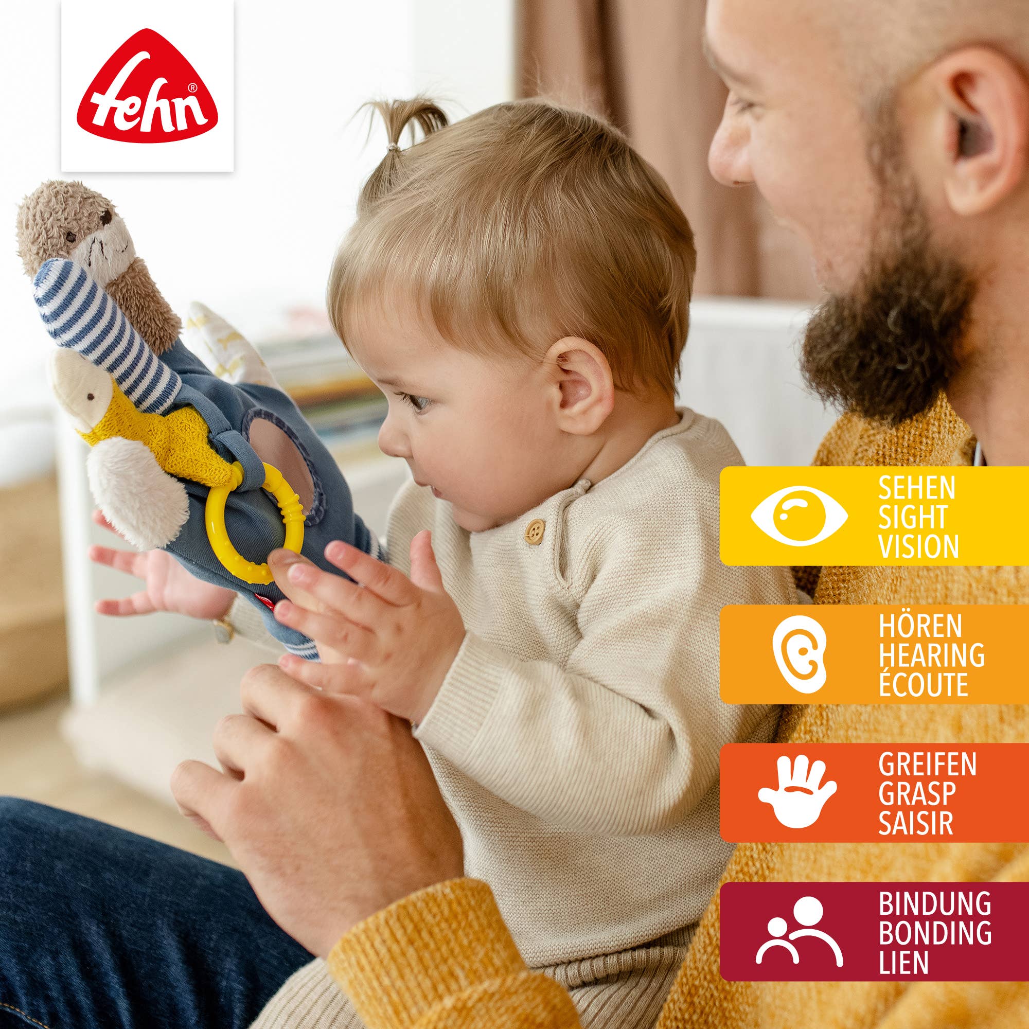 Fehn – Großhandel Fingerpuppe – Kind & Baby – Spielhandschuh Otter - Fingerpuppen-Handschuh1