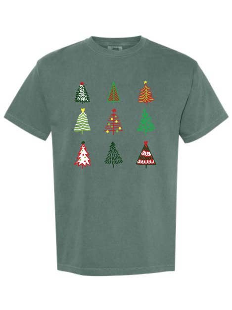 Classic Holiday Tree Tee for wholesale by KDI Print & Embroidery